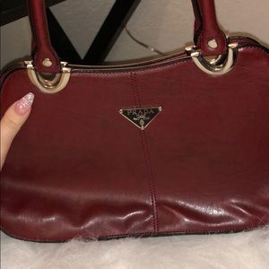 cherry red prada bag❤️